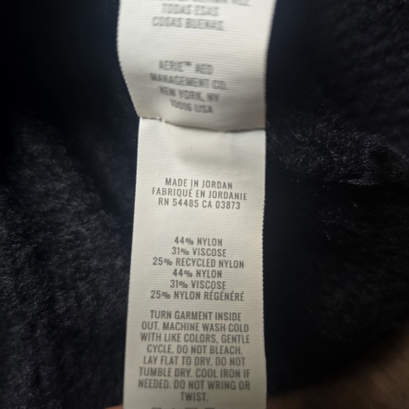 Aerie Buttercream Black Ribbed Crewneck Sweater - Picture 4 of 9